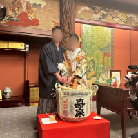 酒樽を割る演出ができるのがとてもいいなと思いました