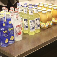 披露宴前に選べるドリンクです