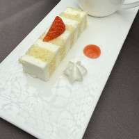 ウェディングケーキとコーヒーがセットでいただけました