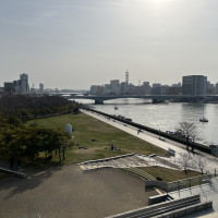 チャペルのテラスから信濃川が見えるのが絶景です！