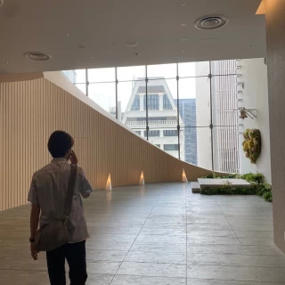 チャペル前のフォトスポット