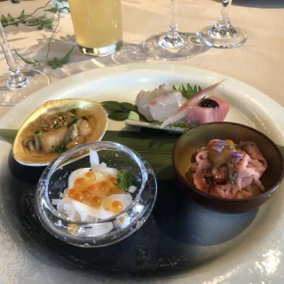 メニューの2品目のプレート