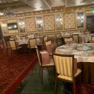 会場チェック:装花設置される前の会場です(会場右側)|691625さんのロイヤルチェスター福岡の写真(2524767)