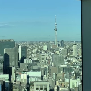 披露宴会場からの景色です