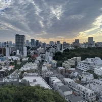 ホテルの建物から見える景色です