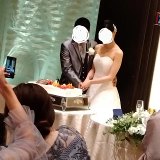 ケーキ入刀