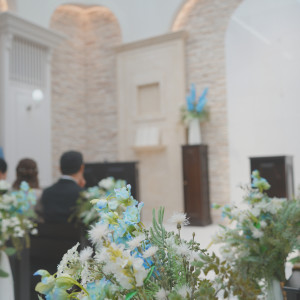 挙式会場です|691805さんのガーデンヒルズ迎賓館（大宮）/テイクアンドギヴ・ニーズウェディングの写真(2548411)