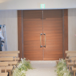 挙式会場のドアです|691805さんのザ コンチネンタル横浜の写真(2421383)