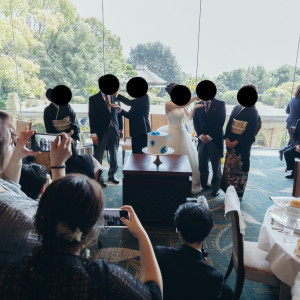 ケーキバイト両親バージョン|691894さんのジェームス邸の写真(2559331)