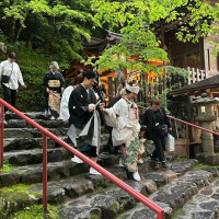社に帰るとこ