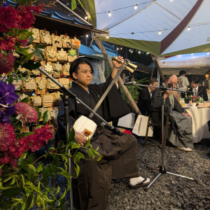 三味線の師匠を呼んで演奏|691968さんの貴船神社の写真(2448720)