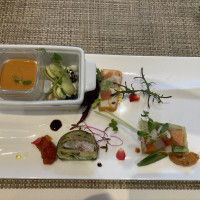 前菜の試食