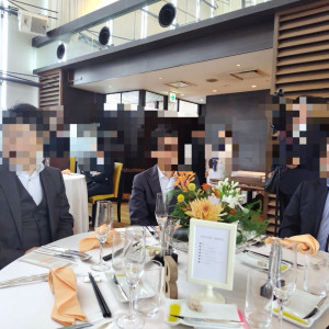 会場のゲストテーブルの雰囲気|692103さんのRESTAURANT LUKE with SKY LOUNGE（レストランルーク スカイラウンジ）の写真(2175561)