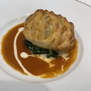 お魚料理です。
とてもおいしかったです。