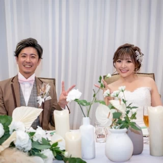 新郎新婦メインテーブル