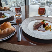 試食のヒレステーキ