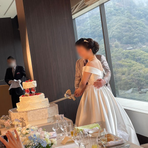 ケーキ入刀|692337さんのANAクラウンプラザホテル神戸の写真(2049615)