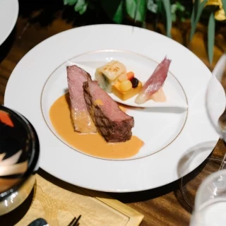 和洋折衷のフュージョン料理。ゲストからは好評でした！