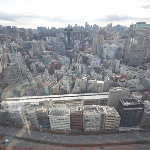 披露宴会場から見える景色|692547さんの東京ドームホテルの写真(2055847)