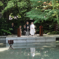 白無垢が映える美しい会場でした