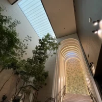 開閉可能なガーデン上の天井