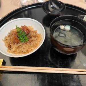 御飯と汁物|692610さんの名古屋 河文の写真(2442052)