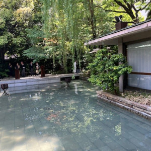 緑と水鏡が晴れ間にとても映えていました。|692610さんの名古屋 河文の写真(2442045)