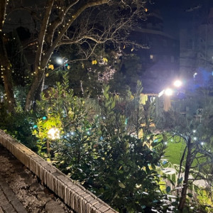 夜のガーデン|692610さんの神戸北野サッスーン邸の写真(2114656)