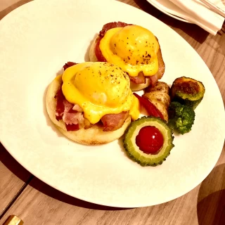 挙式当日の朝ご飯