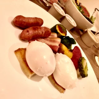 挙式当日の朝ご飯