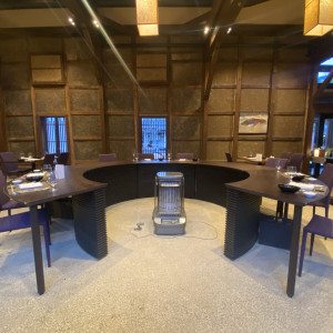 披露宴会場円形テーブル|692637さんの竹田城 城下町ホテルENの写真(2079419)