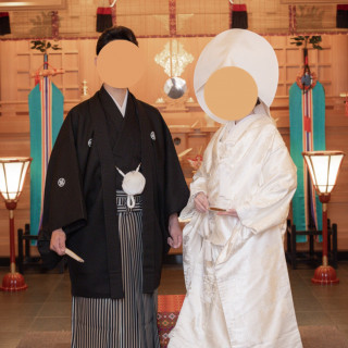 挙式前に撮影しました。