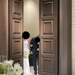 チャペル後方のドアです