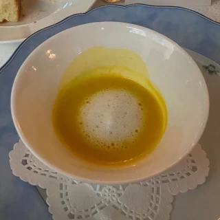 コース料理のスープです