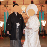 挙式前に撮影しました。