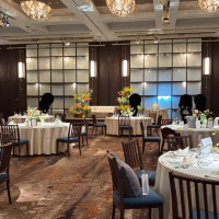 披露宴会場内です