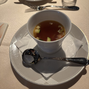 スープです|692762さんのワン・ステーションホテル熊本（旧ザ・ニュー ホテル 熊本）の写真(2597308)