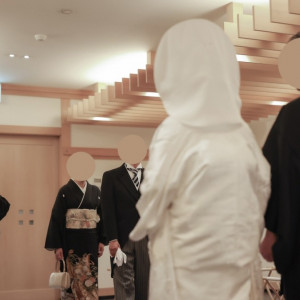 挙式会場でファミリーミートを行いました|692762さんの久留米 萃香園ホテルの写真(2604604)