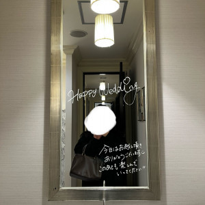 トイレの鏡にメッセージ書けます。|692791さんのアーククラブ迎賓館(新潟)の写真(2053087)