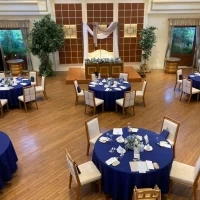 ナチュラルな披露宴会場でした