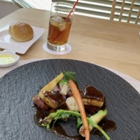 試食させていただいたメイン料理です！