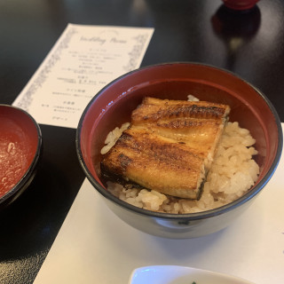 うなぎご飯。美味しかったです。