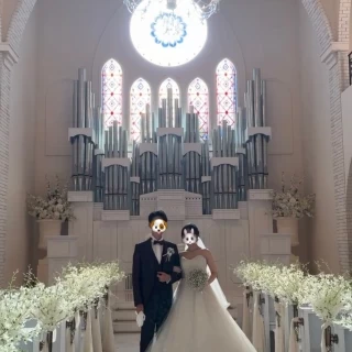 チャペルでの写真撮影