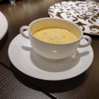 試食で出してくださった子供用のコーンスープ