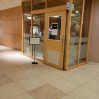 ホテル内に併設されている喫煙所ルーム