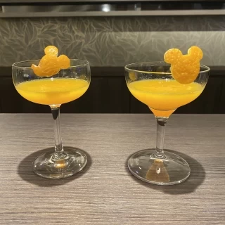 ウェルカムパーティではこんな可愛いドリンクが！