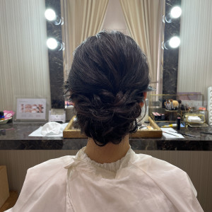 ヘアメイクリハーサルもしっかりしていただけます。|693195さんのグランドプリンスホテル広島の写真(2056341)