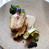 魚は皮がパリパリでおいしかったです。