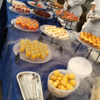 デザートビュッフェは好きなものを好きなだけのせてもらえます。