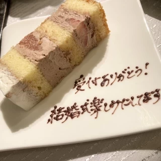 デザート（メッセージ付き）